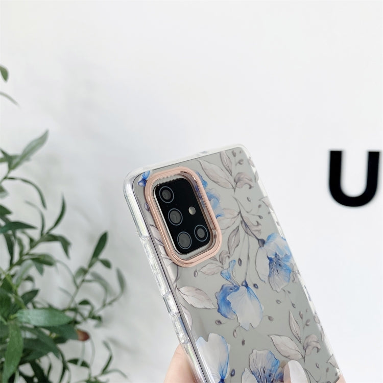 For Samsung Galaxy A14 5G High Translucent Electroplating Flower Pattern TPU + PC Phone Case(Hibiscus) - free shipping - PMC TechLife - Order now!