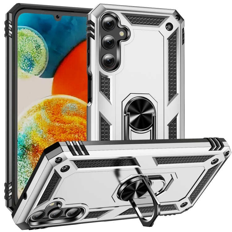 For Samsung Galaxy A24 4G Shockproof TPU + PC Phone Case(Silver) - free shipping - PMC TechLife - Order now!