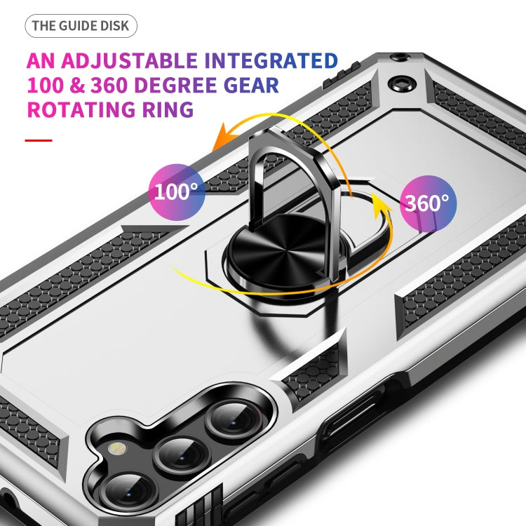 For Samsung Galaxy A24 4G Shockproof TPU + PC Phone Case(Silver) - free shipping - PMC TechLife - Order now!