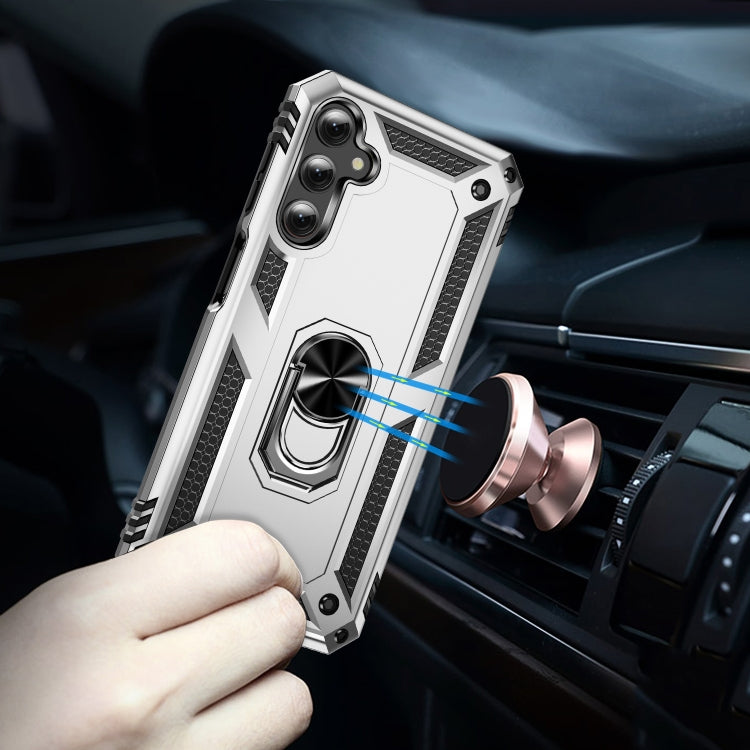For Samsung Galaxy A24 4G Shockproof TPU + PC Phone Case(Silver) - free shipping - PMC TechLife - Order now!