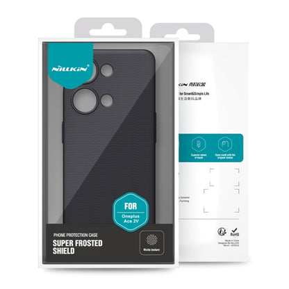 For OnePlus Ace 2V NILLKIN Frosted PC Phone Case(Black) - OnePlus Cases by NILLKIN | Online Shopping South Africa | PMC Jewellery