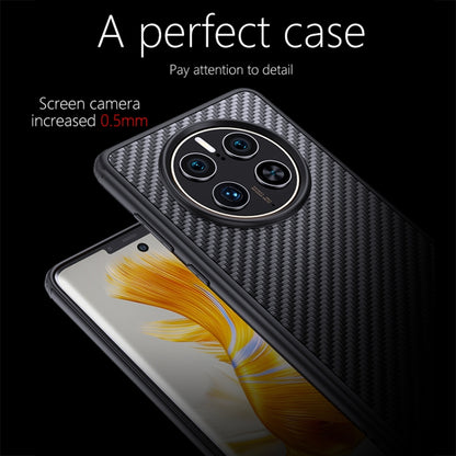 For Huawei Mate 50 Pro wlons Magsafe Carbon Fiber Kevlar TPU Phone Case(Black) - Huawei Cases by wlons | Online Shopping South Africa | PMC Jewellery | Buy Now Pay Later Mobicred