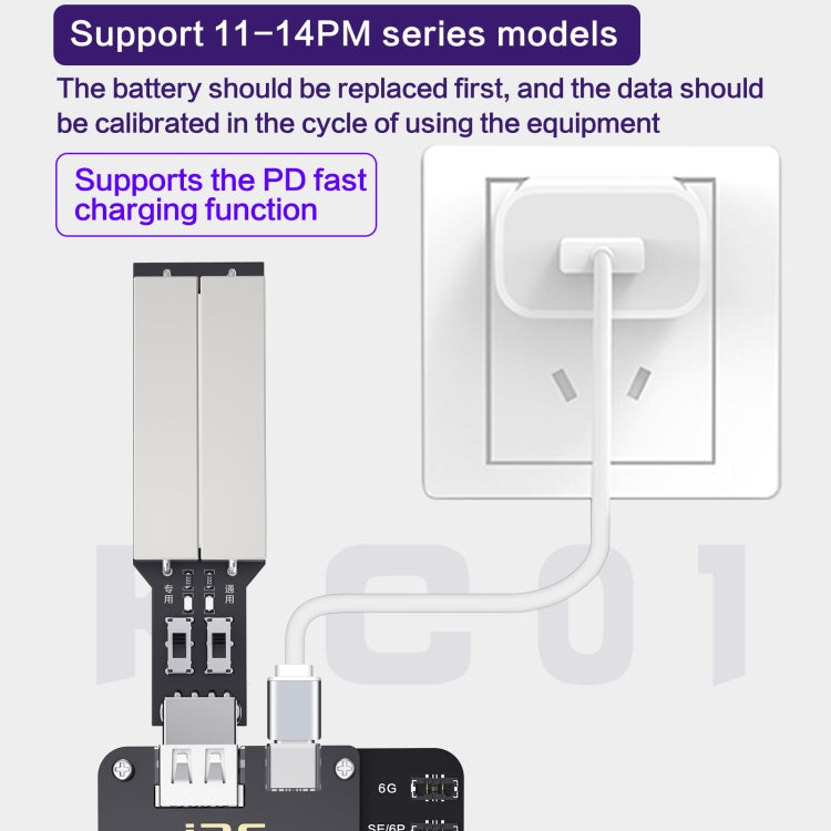 i2C KC01 Multi-function Comprehensive Battery Repair Instrument for iPhone 6-14 Pro Max, Version:Standard Version - free shipping - PMC TechLife - Order now!