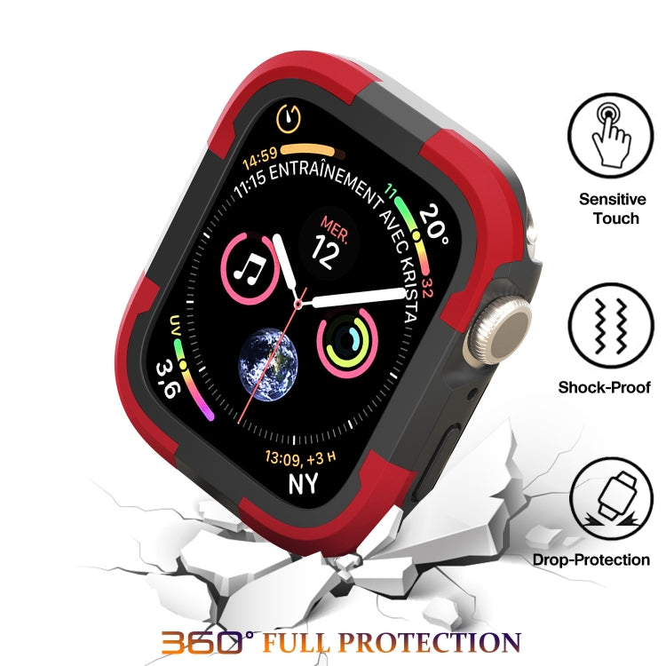 For Apple Watch Ultra 49mm Armor Frame Watch Case(Red) - Smart Wear by PMC Jewellery | Online Shopping South Africa | PMC Jewellery