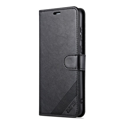 For Huawei P60 / P60 Pro AZNS Sheepskin Texture Flip Leather Phone Case(Black) - Huawei Cases by AZNS | Online Shopping South Africa | PMC Jewellery | Buy Now Pay Later Mobicred