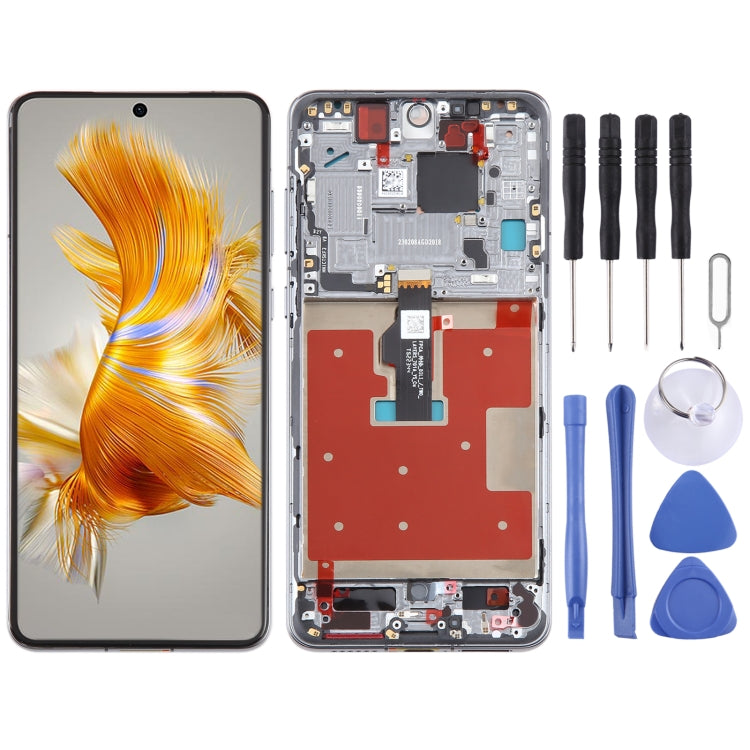 Original LCD Screen For Huawei Mate 50 Digitizer Full Assembly with Frame - free shipping - PMC TechLife - Order now!