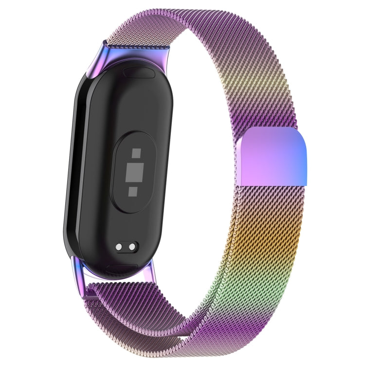 For Xiaomi Mi Band 8 Milanese Metal Watch Band(Colorful) - Smart Wear by PMC Jewellery | Online Shopping South Africa | PMC Jewellery