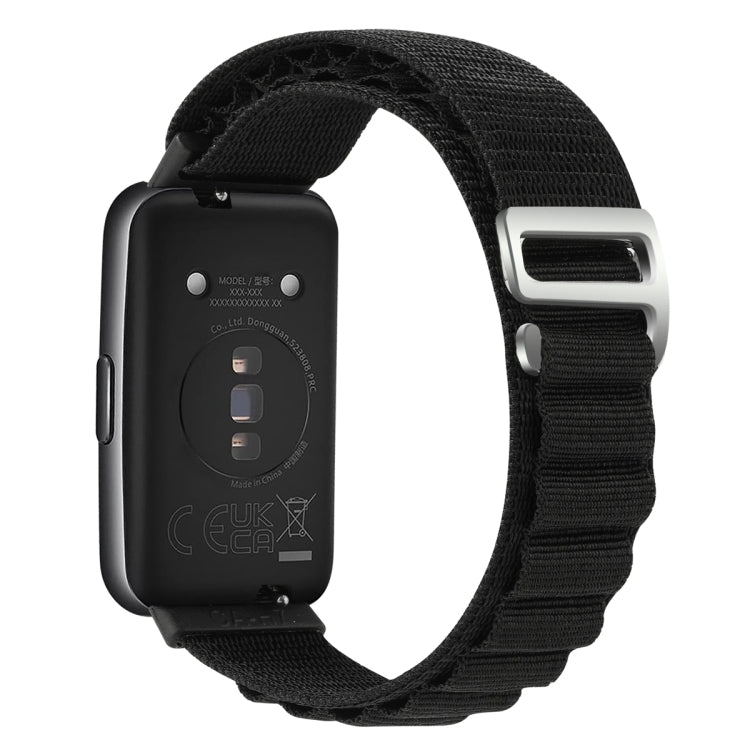 For Huawei Band 7 Loop Nylon Watch Band(Black) - Smart Wear by PMC TechLife | Online Shopping South Africa | PMC TechLife