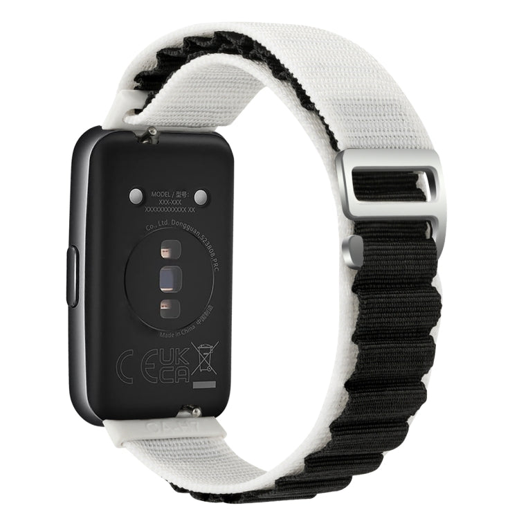 For Huawei Band 7 Loop Nylon Watch Band(Starlight Black) - Smart Wear by PMC TechLife | Online Shopping South Africa | PMC TechLife