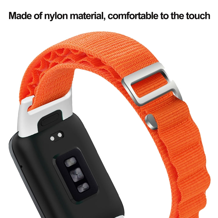 For Xiaomi Mi Band 7 Pro Loop Nylon Watch Band(Orange) - Smart Wear by PMC Jewellery | Online Shopping South Africa | PMC Jewellery