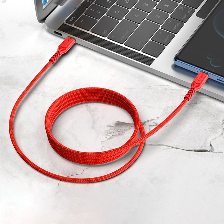 hoco X59 Victory 60W USB-C / Type-C to USB-C / Type-C Charging Data Dable, Length:1m(Red) - USB-C & Type-C Cable by hoco | Online Shopping South Africa | PMC Jewellery