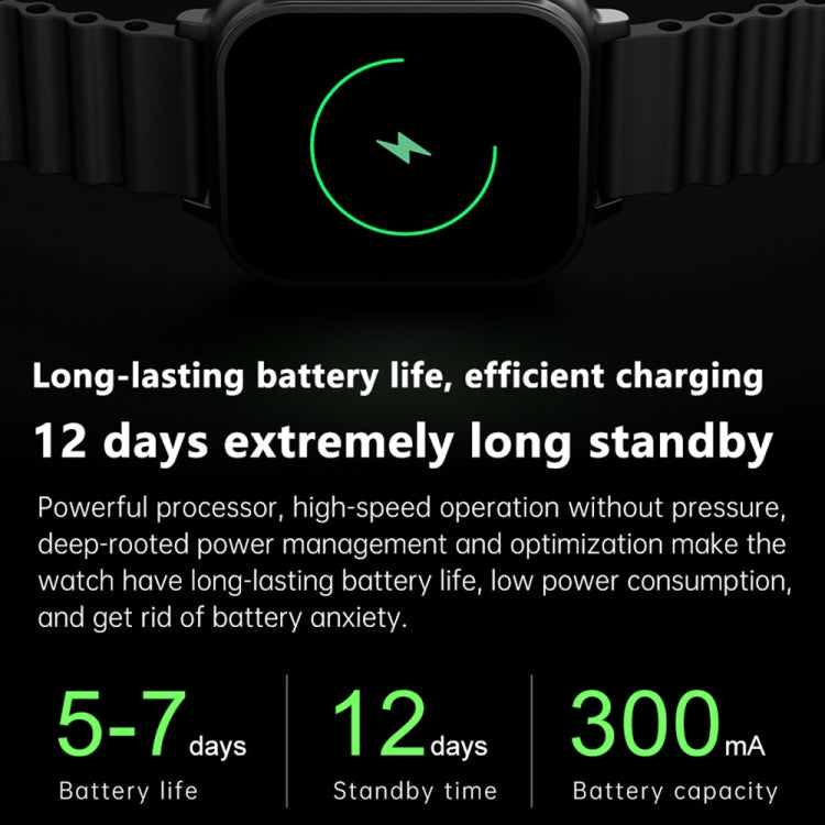 N22 2 in 1 1.96 inch HD Display Sport Bluetooth Call Earphone Smart Watch(Green) - Smart Wear by PMC Jewellery | Online Shopping South Africa | PMC Jewellery