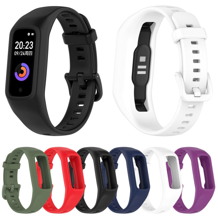 For Keep Band B2 Solid Color Integrated Silicone Watch Band(Black) - Smart Wear by PMC TechLife | Online Shopping South Africa | PMC TechLife