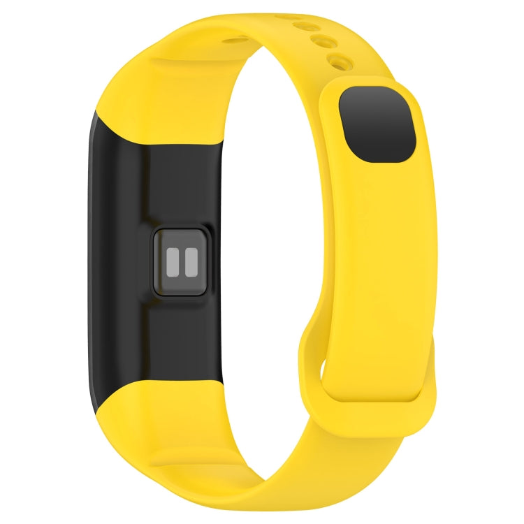 For Mambo Band 5 / 5S Solid Color Silicone Replacement Watch Band(Yellow) - Smart Wear by PMC TechLife | Online Shopping South Africa | PMC TechLife