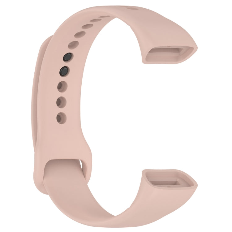 For Mambo Band 5 / 5S Solid Color Silicone Replacement Watch Band(Light Pink) - Smart Wear by PMC Jewellery | Online Shopping South Africa | PMC Jewellery