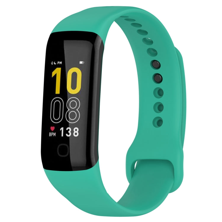 For Mambo Band 5 / 5S Solid Color Silicone Replacement Watch Band(Teal) - Smart Wear by PMC Jewellery | Online Shopping South Africa | PMC Jewellery