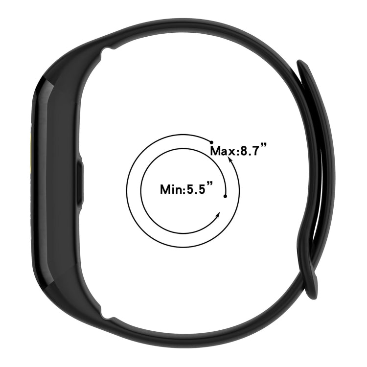 For Mambo Band 5 / 5S Solid Color Silicone Replacement Watch Band(White) - Smart Wear by PMC TechLife | Online Shopping South Africa | PMC TechLife