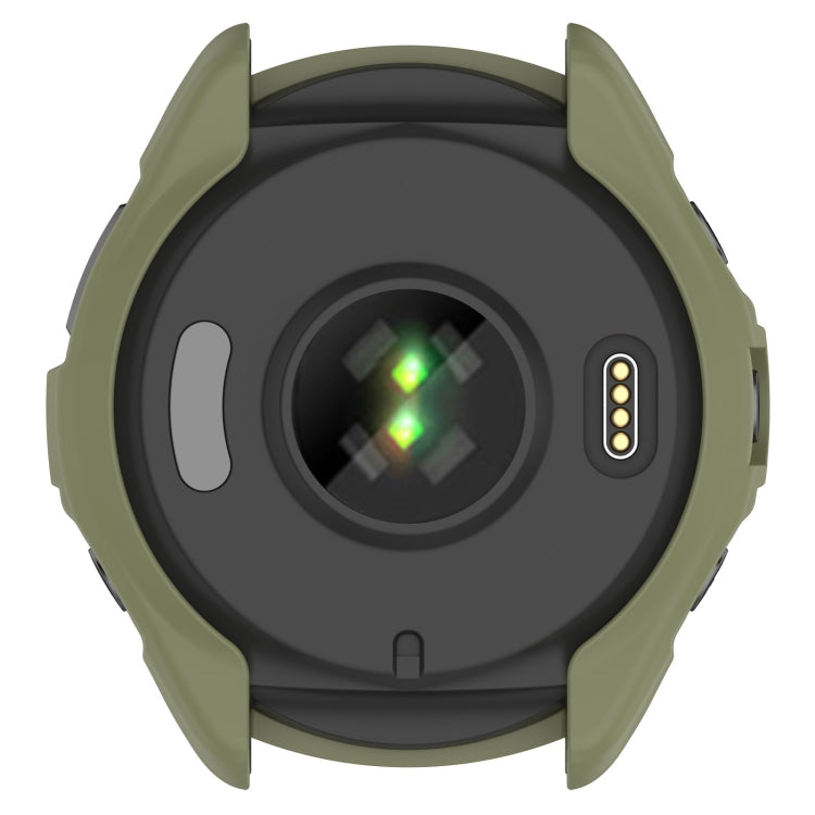 For Garmin Forerunner 965 Armor Hollow Watch Protective Case(Jungle Green) - Watch Cases by PMC Jewellery | Online Shopping South Africa | PMC Jewellery