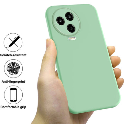 For Infinix Note 12 Pro 4G / Note 12 2023 Pure Color Liquid Silicone Shockproof Phone Case(Green) - Infinix Cases by PMC Jewellery | Online Shopping South Africa | PMC Jewellery