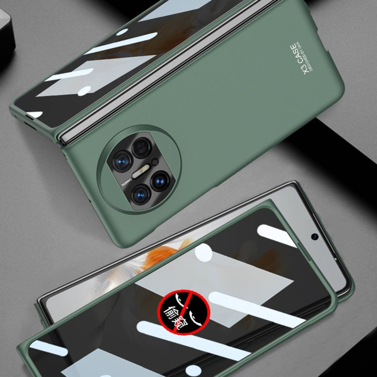 For Huawei Mate X3 GKK Peep-proof Integrated Ultra-thin Full Coverage Phone Flip Case(Green) - Huawei Cases by GKK | Online Shopping South Africa | PMC Jewellery