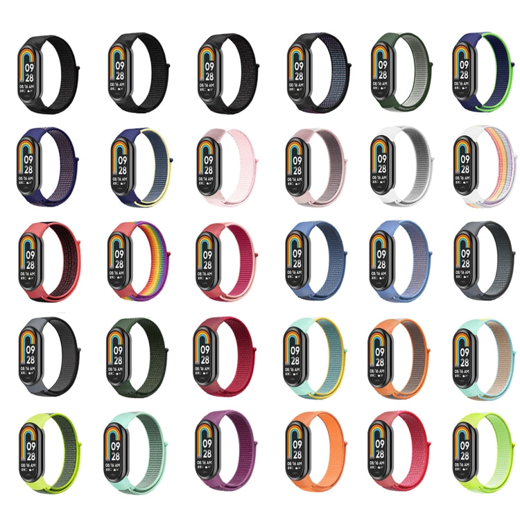 For Xiaomi Mi Band 8 Loop Nylon Replacement Watch Band(Grape Purple) -  by PMC TechLife | Online Shopping South Africa | PMC TechLife