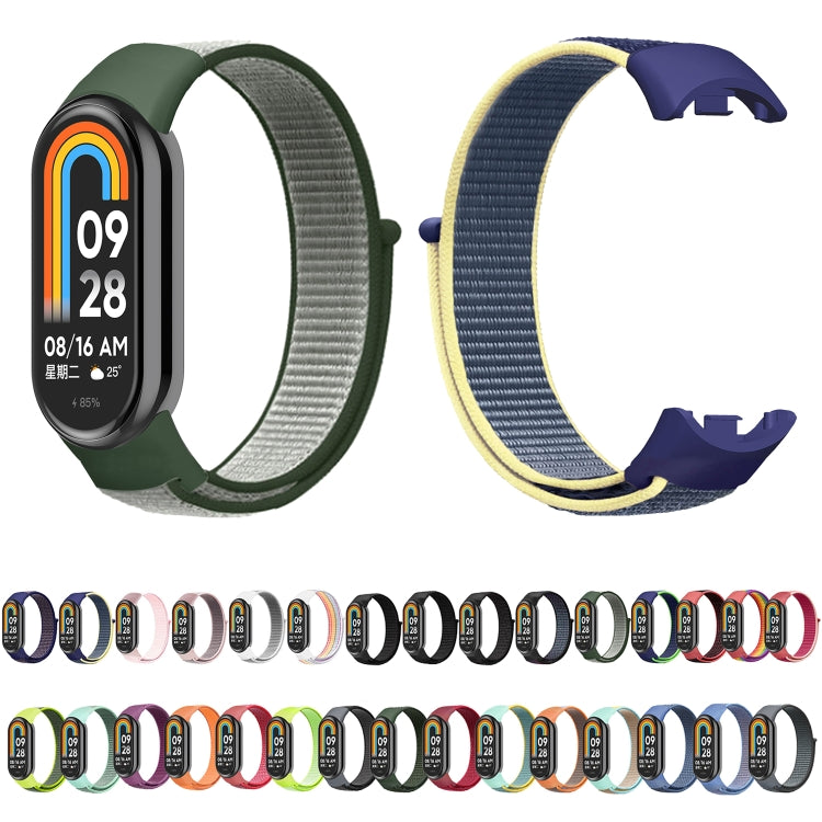 For Xiaomi Mi Band 8 Loop Nylon Replacement Watch Band(Bright Yellow) -  by PMC TechLife | Online Shopping South Africa | PMC TechLife