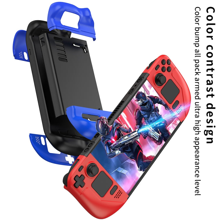 GKK For Steam Deck Color Contrast Anti-fall Game Console Case(Black) - Cover Case by GKK | Online Shopping South Africa | PMC Jewellery | Buy Now Pay Later Mobicred