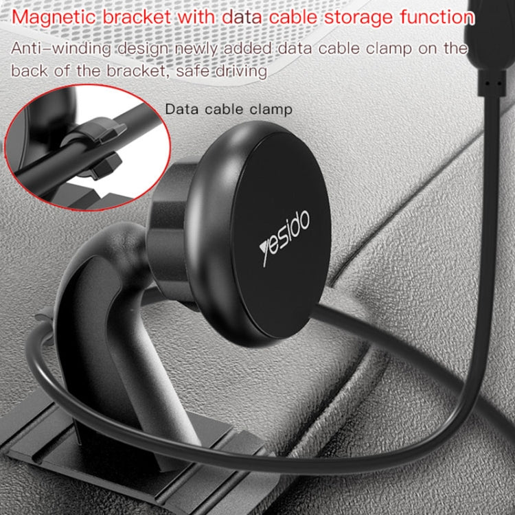 Yesido C91 Car Center Console Paste Magsafe Magnetic Phone Tablet Holder(Black) - free shipping - PMC TechLife - Order now!