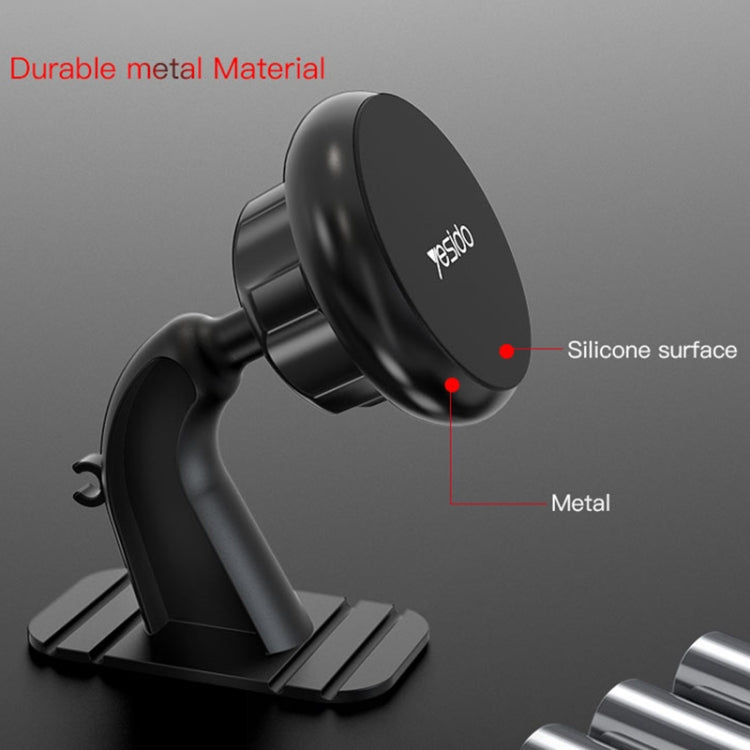 Yesido C91 Car Center Console Paste Magsafe Magnetic Phone Tablet Holder(Black) - free shipping - PMC TechLife - Order now!