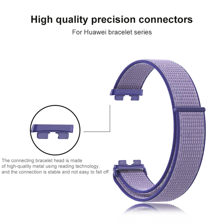 For Huawei Band 8 16mm Woven Nylon Loop Watch Band(Colorful) - Watch Bands by PMC TechLife | Online Shopping South Africa | PMC TechLife