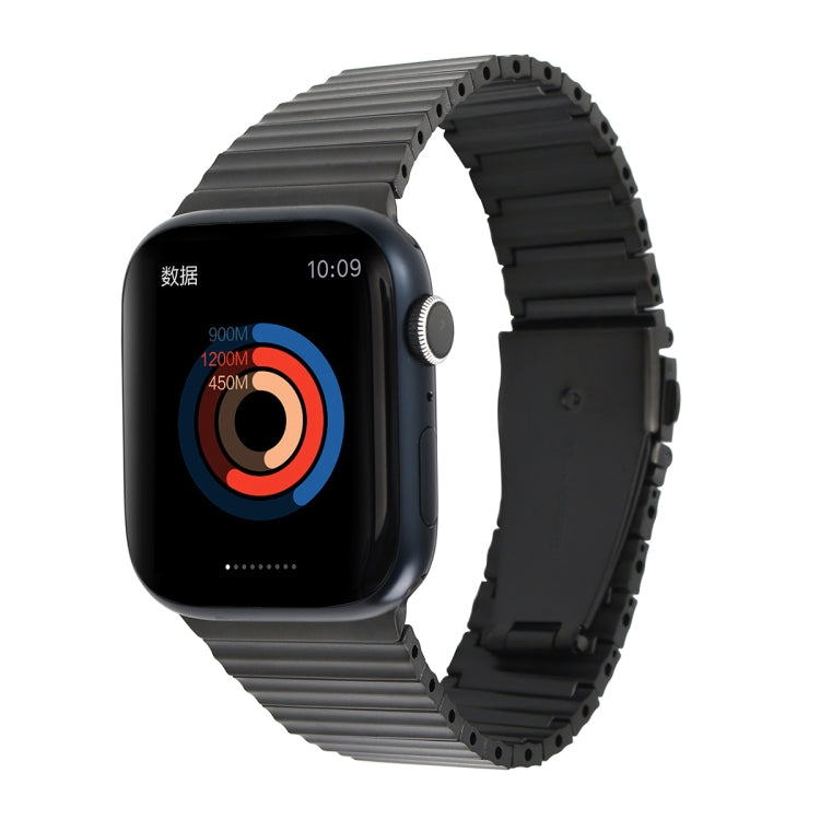 Ocean Metal Replacement Watch Band For Apple Watch SE 40mm(Black) -  by PMC TechLife | Online Shopping South Africa | PMC TechLife