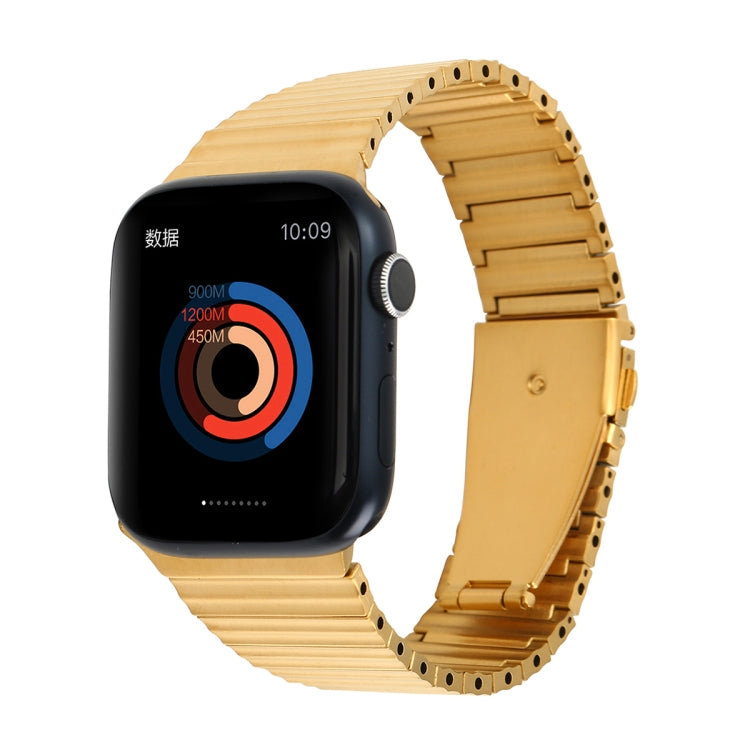 Ocean Metal Replacement Watch Band For Apple Watch 3 38mm(Gold) -  by PMC TechLife | Online Shopping South Africa | PMC TechLife