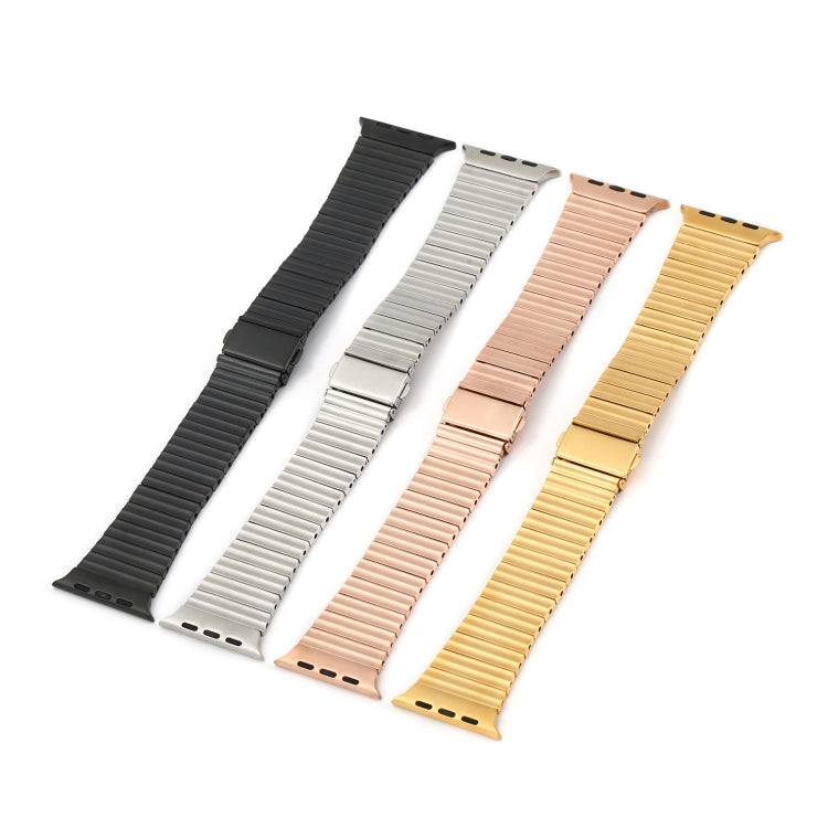 Ocean Metal Replacement Watch Band For Apple Watch 8 45mm(Rose Gold) -  by PMC Jewellery | Online Shopping South Africa | PMC Jewellery