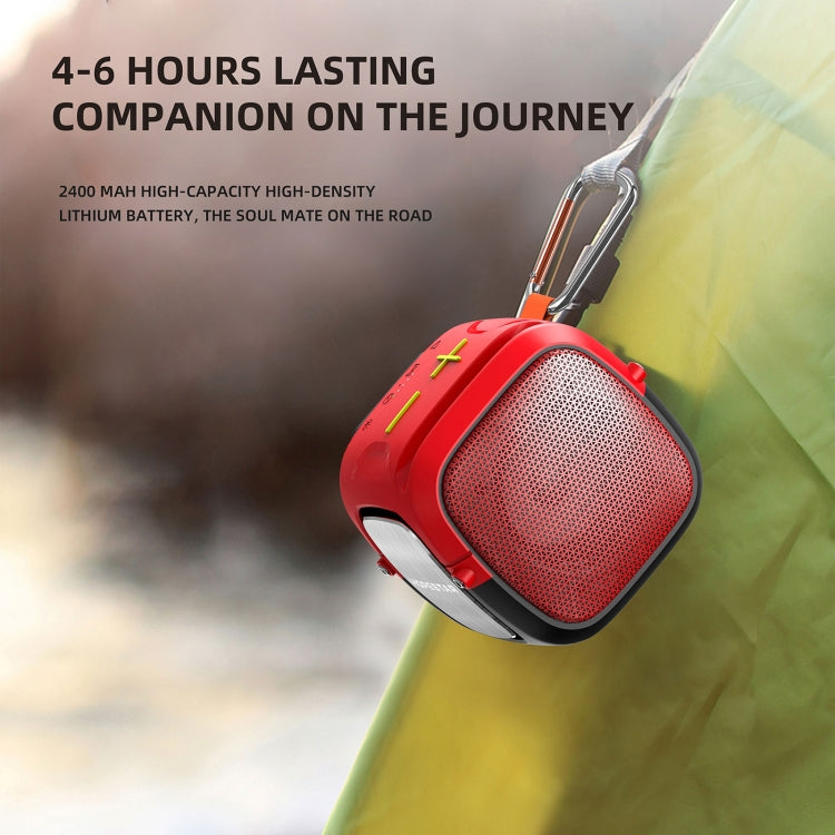 HOPESTAR Partyone mini Outdoor Wireless Bluetooth Speaker(Red) - Mini Speaker by HOPESTAR | Online Shopping South Africa | PMC Jewellery | Buy Now Pay Later Mobicred