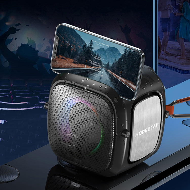 HOPESTAR Partyone mini Outdoor Wireless Bluetooth Speaker(Grey) - Mini Speaker by HOPESTAR | Online Shopping South Africa | PMC TechLife | Buy Now Pay Later Mobicred