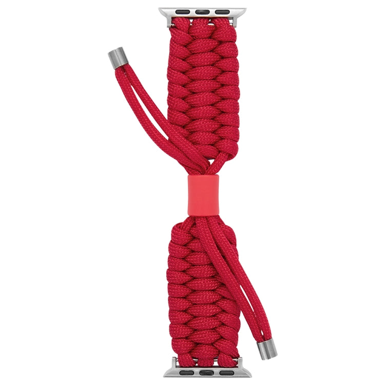 Stretch Plain Silicone Bean Watch Band For Apple Watch Ultra 49mm(Red) -  by PMC Jewellery | Online Shopping South Africa | PMC Jewellery