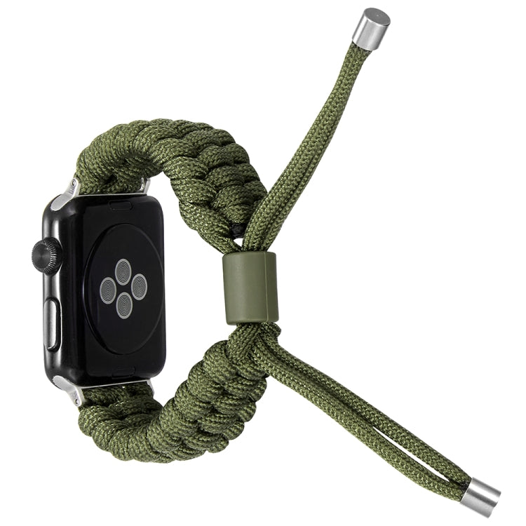 Stretch Plain Silicone Bean Watch Band For Apple Watch Ultra 49mm(Army Green) -  by PMC TechLife | Online Shopping South Africa | PMC TechLife