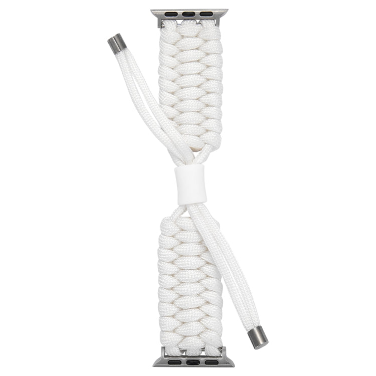 Stretch Plain Silicone Bean Watch Band For Apple Watch 7 45mm(White) -  by PMC TechLife | Online Shopping South Africa | PMC TechLife
