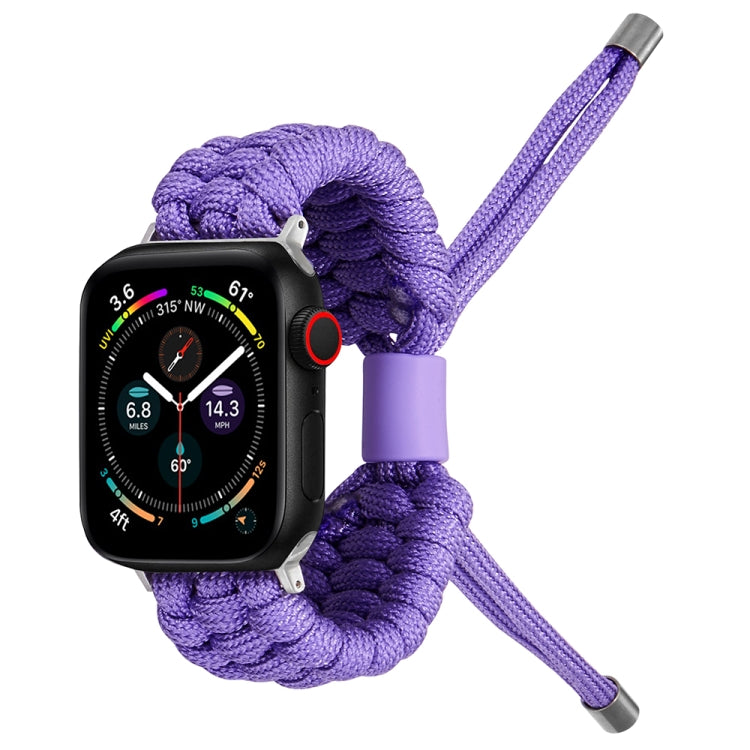 Stretch Plain Silicone Bean Watch Band For Apple Watch 7 45mm(Light Purple) -  by PMC Jewellery | Online Shopping South Africa | PMC Jewellery