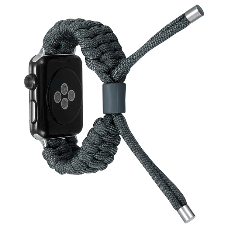 Stretch Plain Silicone Bean Watch Band For Apple Watch SE 40mm(Dark Grey) -  by PMC TechLife | Online Shopping South Africa | PMC TechLife