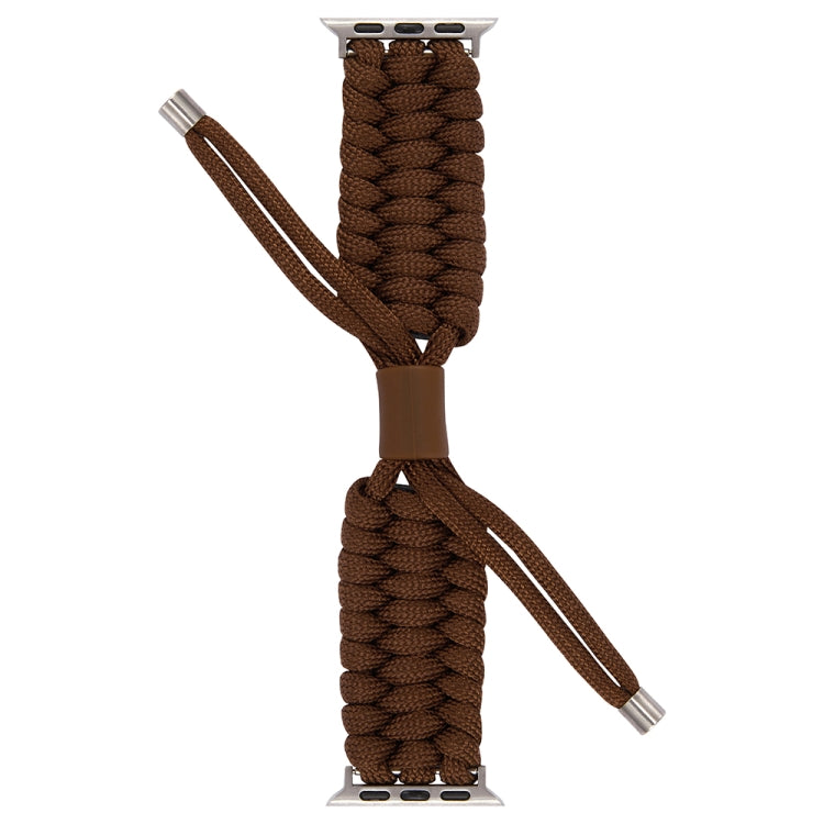 Stretch Plain Silicone Bean Watch Band For Apple Watch SE 44mm(Coffee Brown) -  by PMC TechLife | Online Shopping South Africa | PMC TechLife