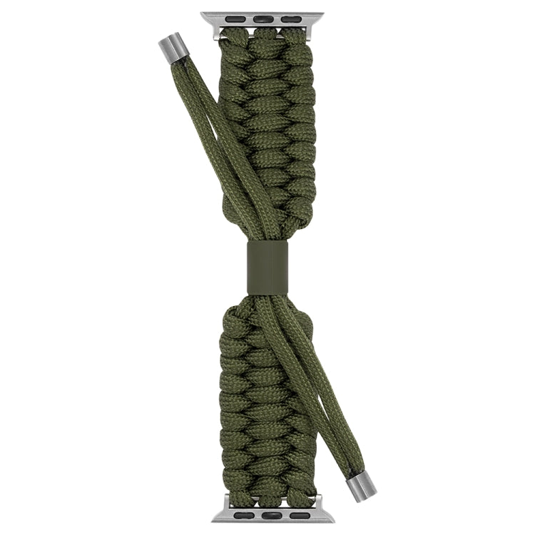 Stretch Plain Silicone Bean Watch Band For Apple Watch 6 44mm(Army Green) -  by PMC TechLife | Online Shopping South Africa | PMC TechLife