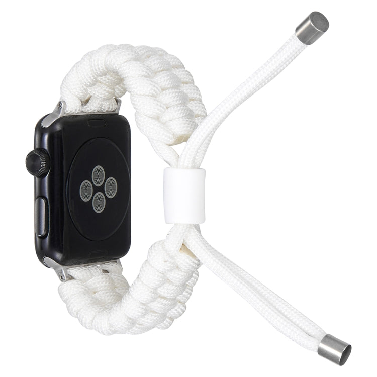 Stretch Plain Silicone Bean Watch Band For Apple Watch 4 40mm(White) -  by PMC TechLife | Online Shopping South Africa | PMC TechLife