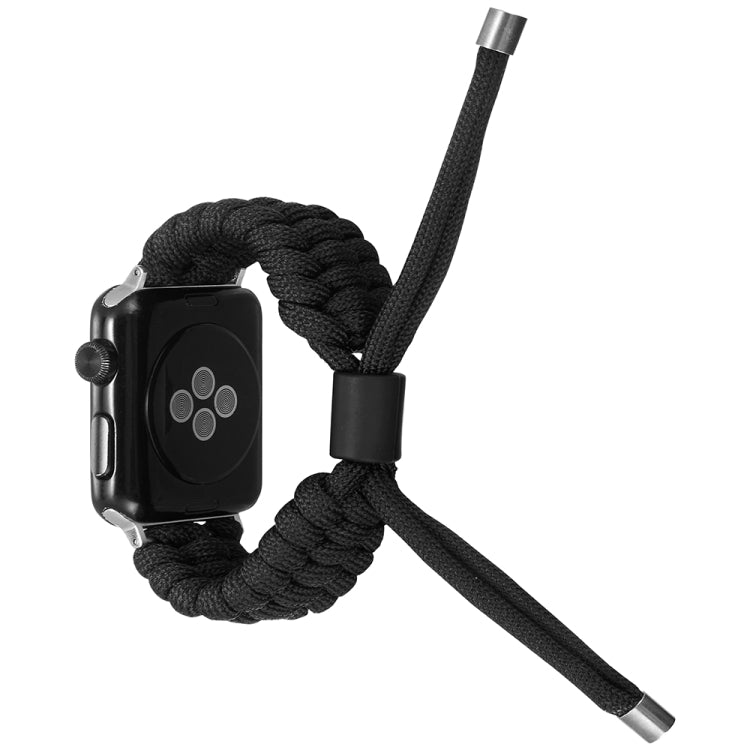 Stretch Plain Silicone Bean Watch Band For Apple Watch 4 40mm(Black) -  by PMC TechLife | Online Shopping South Africa | PMC TechLife