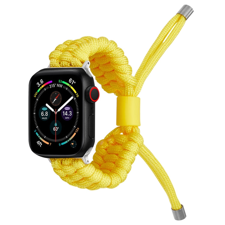 Stretch Plain Silicone Bean Watch Band For Apple Watch 4 44mm(Yellow) -  by PMC TechLife | Online Shopping South Africa | PMC TechLife