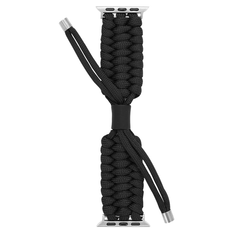 Stretch Plain Silicone Bean Watch Band For Apple Watch 3 38mm(Black) -  by PMC TechLife | Online Shopping South Africa | PMC TechLife