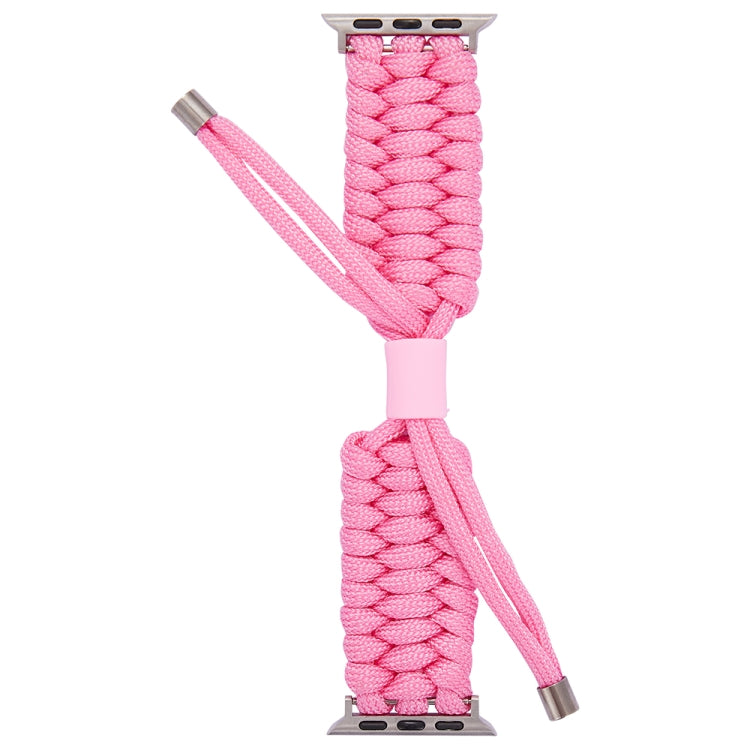 Stretch Plain Silicone Bean Watch Band For Apple Watch 3 38mm(Light Pink) -  by PMC TechLife | Online Shopping South Africa | PMC TechLife