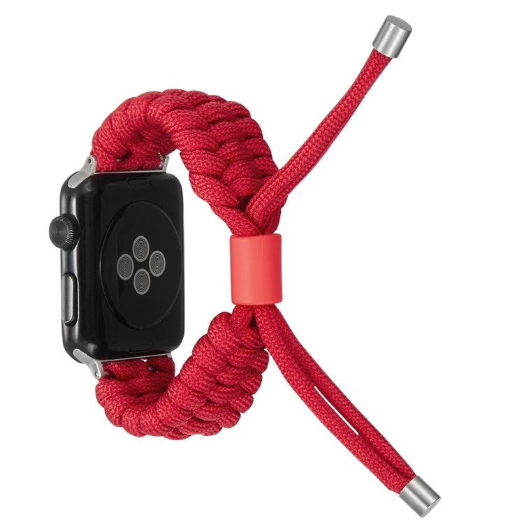 Stretch Plain Silicone Bean Watch Band For Apple Watch 2 38mm(Red) -  by PMC TechLife | Online Shopping South Africa | PMC TechLife
