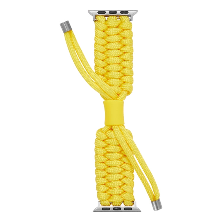 Stretch Plain Silicone Bean Watch Band For Apple Watch 38mm(Yellow) -  by PMC TechLife | Online Shopping South Africa | PMC TechLife