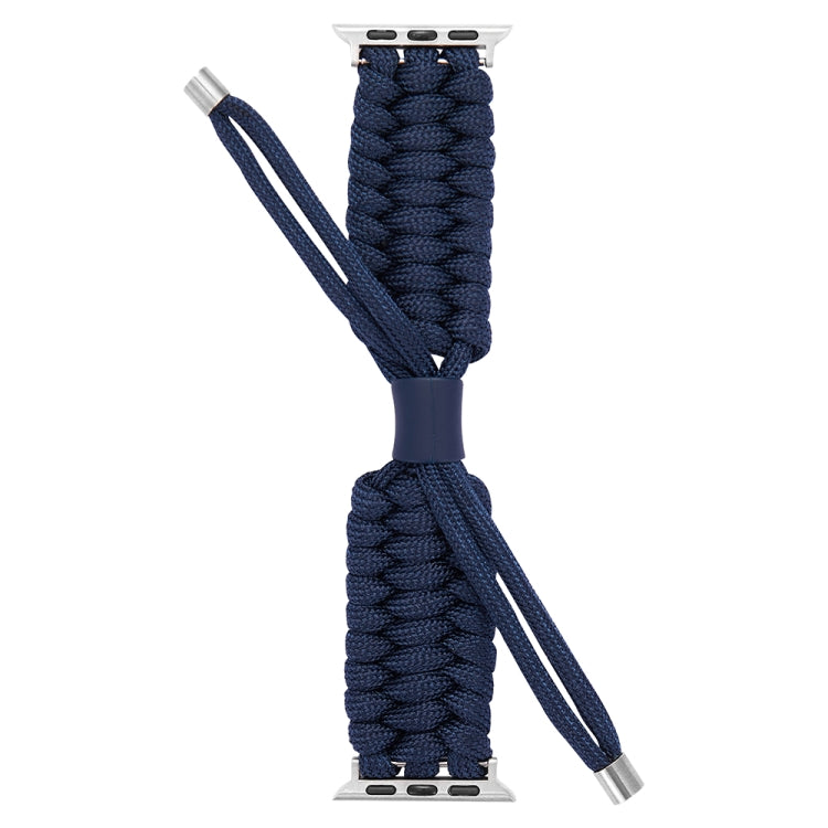 Stretch Plain Silicone Bean Watch Band For Apple Watch 42mm(Navy Blue) -  by PMC TechLife | Online Shopping South Africa | PMC TechLife